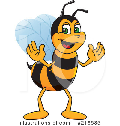 Worker Bee Character Clipart #216585 by Toons4Biz