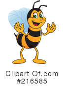Worker Bee Character Clipart #216585 by Toons4Biz