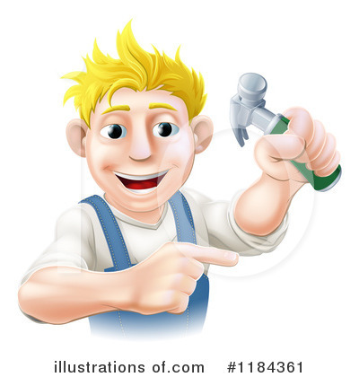 Royalty-Free (RF) Worker Clipart Illustration by AtStockIllustration - Stock Sample #1184361