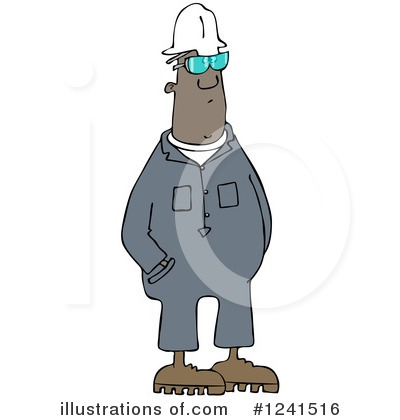 Royalty-Free (RF) Worker Clipart Illustration by djart - Stock Sample #1241516