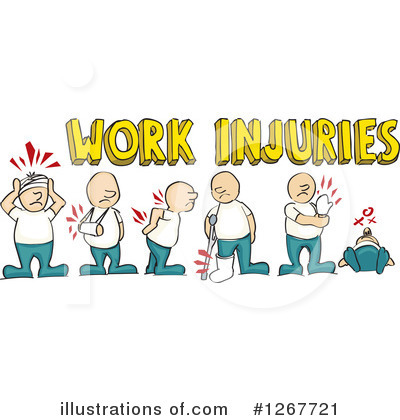 Workers Comp Clipart #1267721 by David Rey