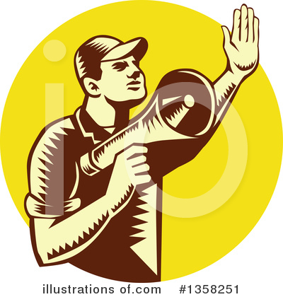 Royalty-Free (RF) Worker Clipart Illustration by patrimonio - Stock Sample #1358251