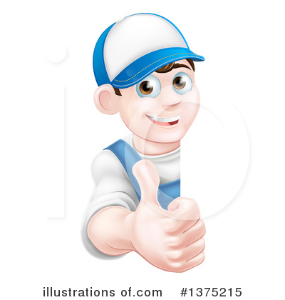 Royalty-Free (RF) Worker Clipart Illustration by AtStockIllustration - Stock Sample #1375215