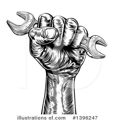 Royalty-Free (RF) Worker Clipart Illustration by AtStockIllustration - Stock Sample #1396247