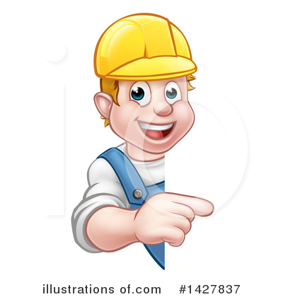 Royalty-Free (RF) Worker Clipart Illustration by AtStockIllustration - Stock Sample #1427837
