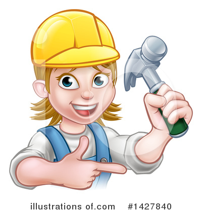 Royalty-Free (RF) Worker Clipart Illustration by AtStockIllustration - Stock Sample #1427840