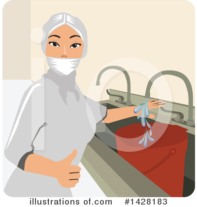 Royalty-Free (RF) Worker Clipart Illustration by David Rey - Stock Sample #1428183