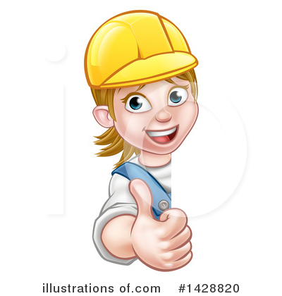 Royalty-Free (RF) Worker Clipart Illustration by AtStockIllustration - Stock Sample #1428820