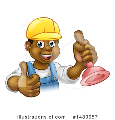 Royalty-Free (RF) Worker Clipart Illustration by AtStockIllustration - Stock Sample #1430957