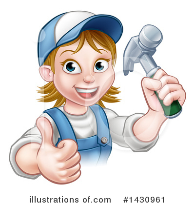 Royalty-Free (RF) Worker Clipart Illustration by AtStockIllustration - Stock Sample #1430961