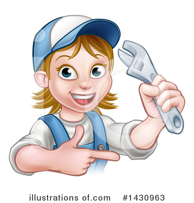 Royalty-Free (RF) Worker Clipart Illustration by AtStockIllustration - Stock Sample #1430963