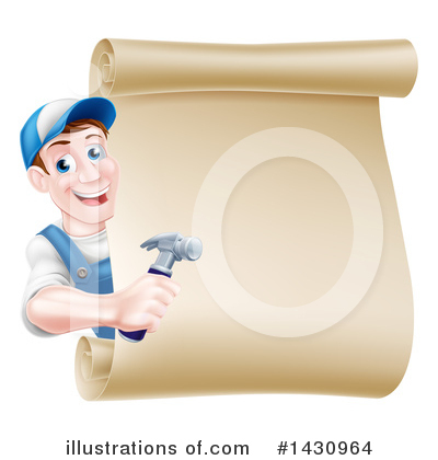 Royalty-Free (RF) Worker Clipart Illustration by AtStockIllustration - Stock Sample #1430964