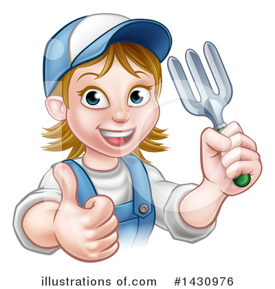 Royalty-Free (RF) Worker Clipart Illustration by AtStockIllustration - Stock Sample #1430976