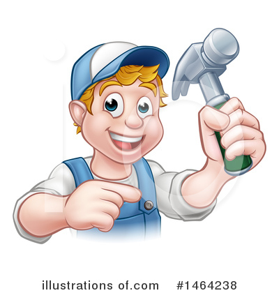 Royalty-Free (RF) Worker Clipart Illustration by AtStockIllustration - Stock Sample #1464238
