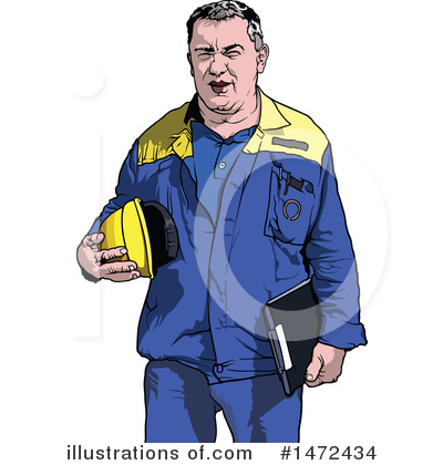 Royalty-Free (RF) Worker Clipart Illustration by dero - Stock Sample #1472434