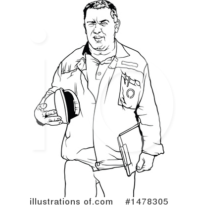 Royalty-Free (RF) Worker Clipart Illustration by dero - Stock Sample #1478305