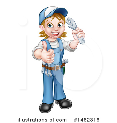 Wrench Clipart #1482316 by AtStockIllustration