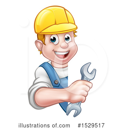 Royalty-Free (RF) Worker Clipart Illustration by AtStockIllustration - Stock Sample #1529517