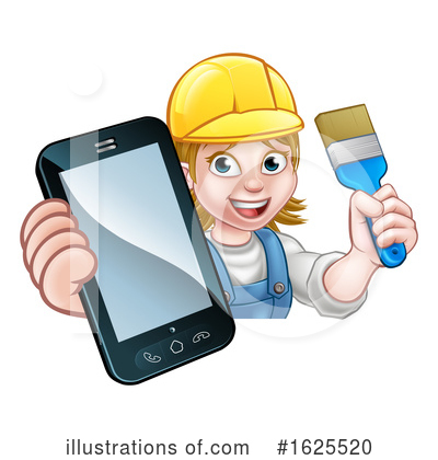 Royalty-Free (RF) Worker Clipart Illustration by AtStockIllustration - Stock Sample #1625520