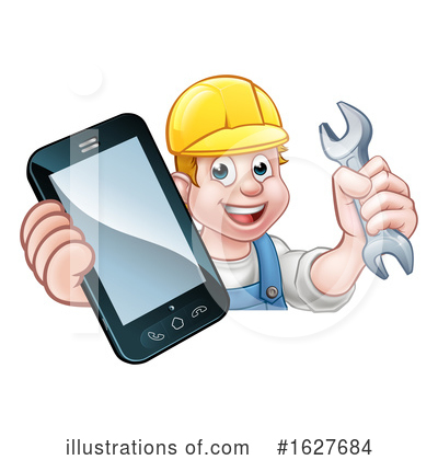 Royalty-Free (RF) Worker Clipart Illustration by AtStockIllustration - Stock Sample #1627684