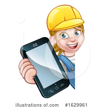 Royalty-Free (RF) Worker Clipart Illustration by AtStockIllustration - Stock Sample #1629961