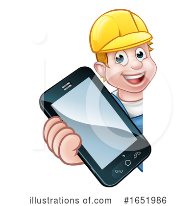 Royalty-Free (RF) Worker Clipart Illustration by AtStockIllustration - Stock Sample #1651986