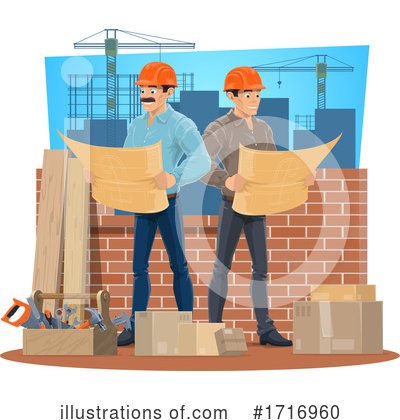 Royalty-Free (RF) Worker Clipart Illustration by Vector Tradition SM - Stock Sample #1716960