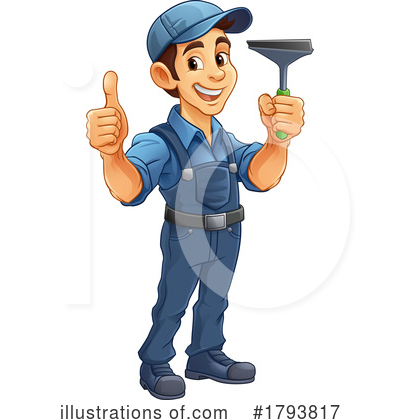 Handyman Clipart #1793817 by AtStockIllustration