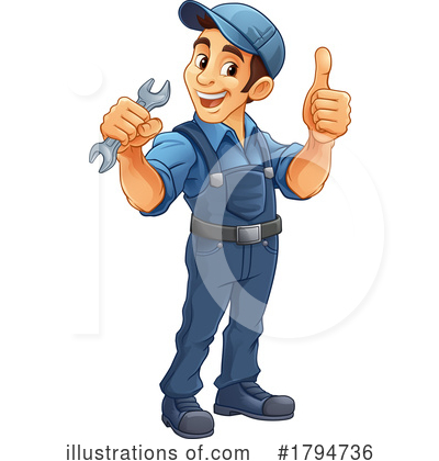 Workers Clipart #1794736 by AtStockIllustration