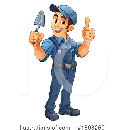 Contractor Clipart #1808269 by AtStockIllustration