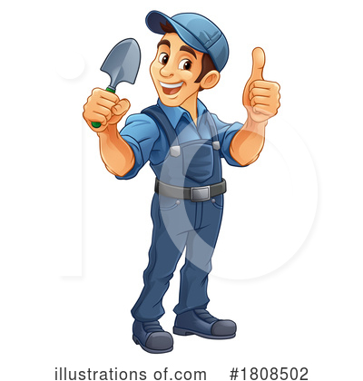 Royalty-Free (RF) Worker Clipart Illustration by AtStockIllustration - Stock Sample #1808502