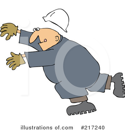 Royalty-Free (RF) Worker Clipart Illustration by djart - Stock Sample #217240