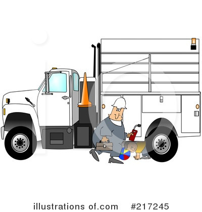 Royalty-Free (RF) Worker Clipart Illustration by djart - Stock Sample #217245