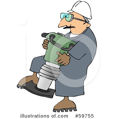 Royalty-Free (RF) Worker Clipart Illustration by djart - Stock Sample #59755