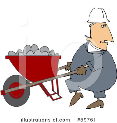Royalty-Free (RF) Worker Clipart Illustration by djart - Stock Sample #59761