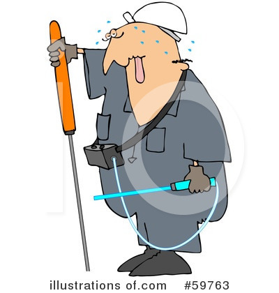 Royalty-Free (RF) Worker Clipart Illustration by djart - Stock Sample #59763