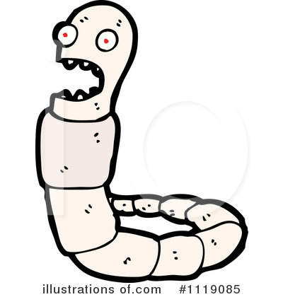 Royalty-Free (RF) Worm Clipart Illustration by lineartestpilot - Stock Sample #1119085