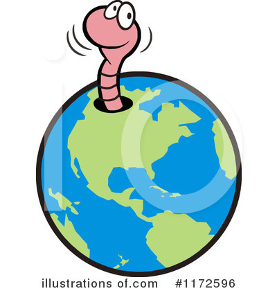 Royalty-Free (RF) Worm Clipart Illustration by Johnny Sajem - Stock Sample #1172596
