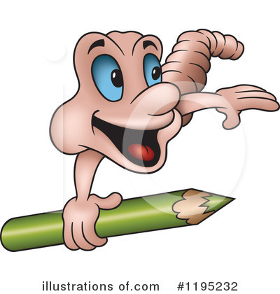 Royalty-Free (RF) Worm Clipart Illustration by dero - Stock Sample #1195232