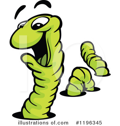 Earthworm Clipart #1196345 by Chromaco