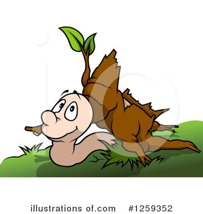 Royalty-Free (RF) Worm Clipart Illustration by dero - Stock Sample #1259352