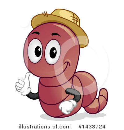 Earthworm Clipart #1438724 by BNP Design Studio