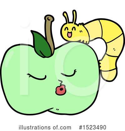 Royalty-Free (RF) Worm Clipart Illustration by lineartestpilot - Stock Sample #1523490