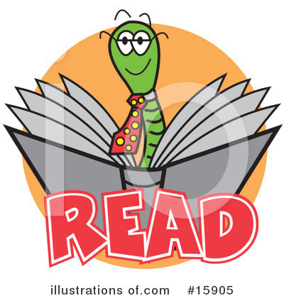 Reading Clipart #15905 by Andy Nortnik