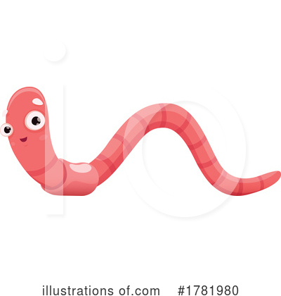 Royalty-Free (RF) Worm Clipart Illustration by Vector Tradition SM - Stock Sample #1781980