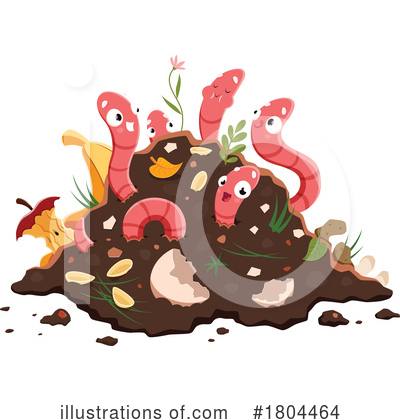Worms Clipart #1804464 by Vector Tradition SM