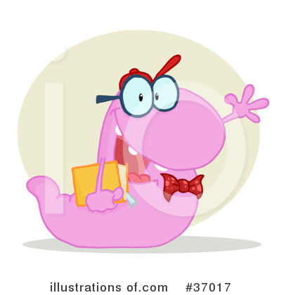 Royalty-Free (RF) Worm Clipart Illustration by Hit Toon - Stock Sample #37017