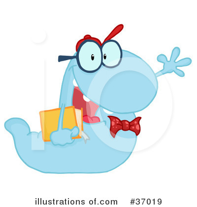 Royalty-Free (RF) Worm Clipart Illustration by Hit Toon - Stock Sample #37019