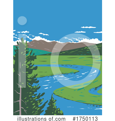 Yellowstone Clipart #1750113 by patrimonio