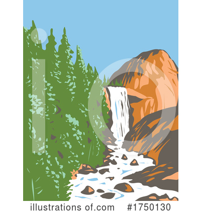 Yosemite Clipart #1750130 by patrimonio